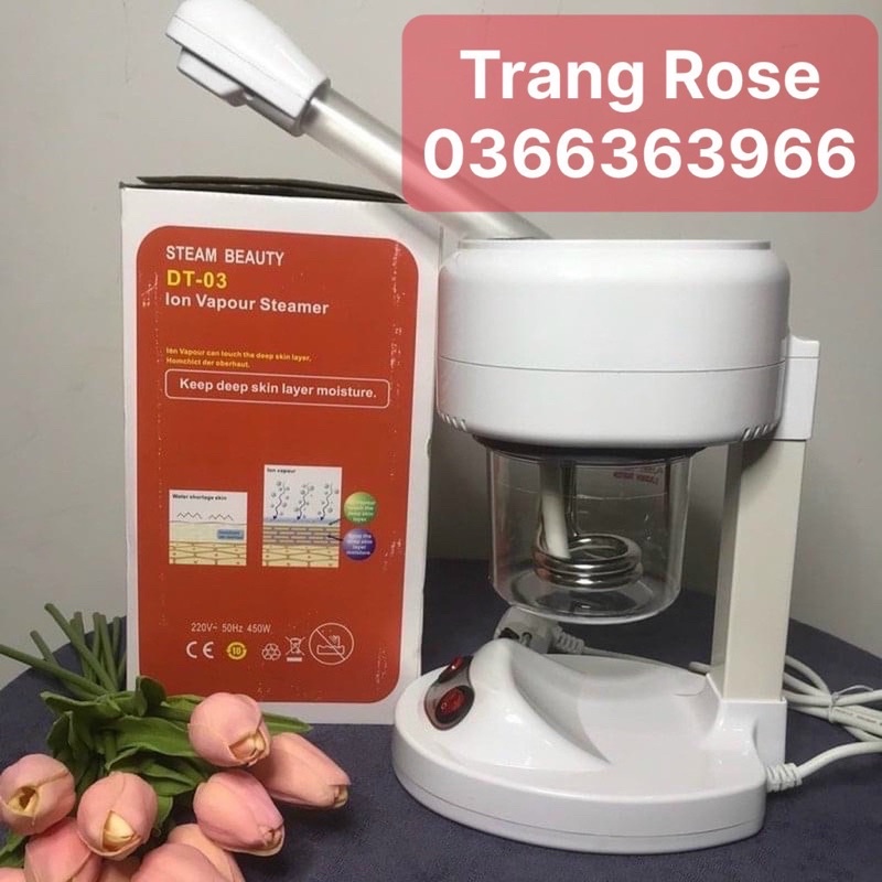 Máy xông hơi da mặt mini DT-03 dùng cho spa, tmv hay dùng cho cá nhân dùng tại nhà