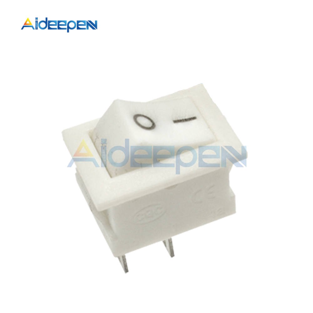 5PCS KCD11 2pin 3Pin ON-OFF 3A 250V 10*15MM Small Boat Rocker Switch 10x15 Snap-in Power Switch White Red and Black ON-OFF-ON | BigBuy360 - bigbuy360.vn