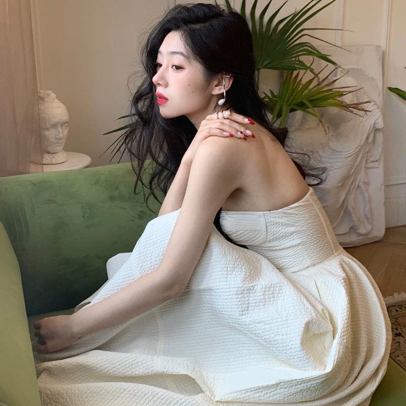 Đầm Trễ Vai Thời Trang Pháp Sang Trọng