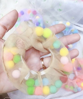 Dây Cột Tóc Bi - Siu Độc Đáo Xink Xắn