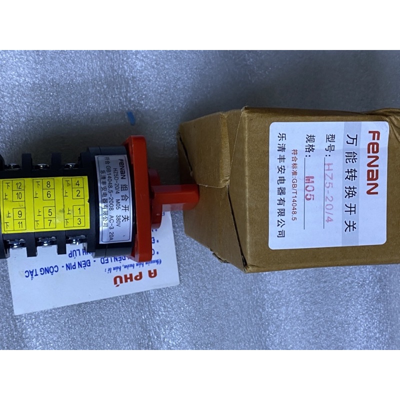 Công tắc  chuyển mạch Hz25-20/4 M05 20A/380v
