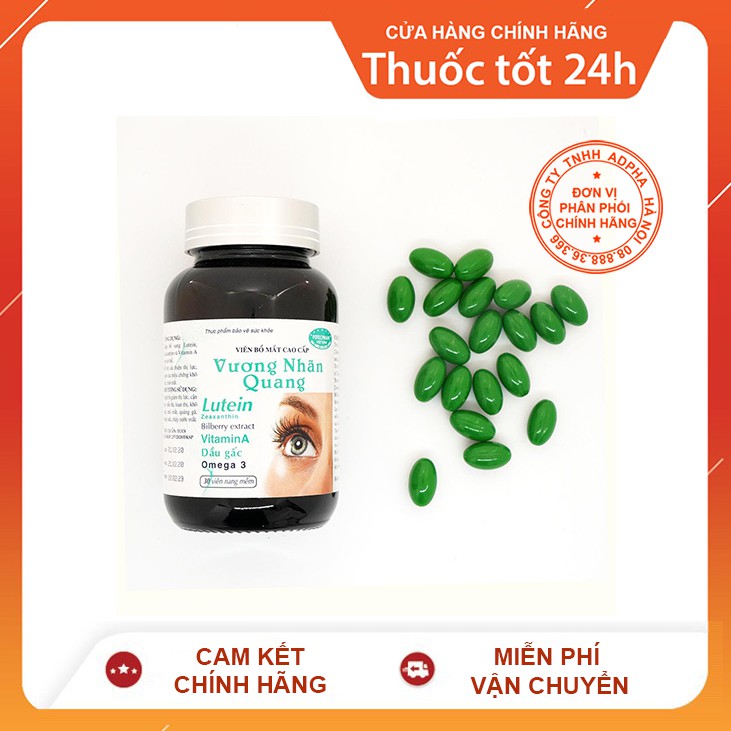 Viên sáng mắt Vương nhãn quang - Viên bổ mắt cao cấp