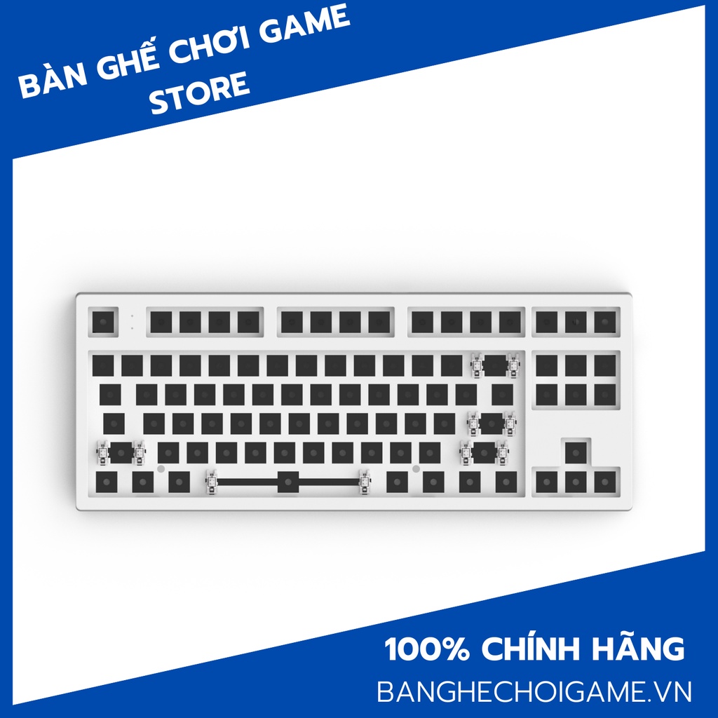 Bộ KIT bàn phím cơ FL-Esports MK870 3 mode  mạch xuôi, sẵn foam, led RGB- Hàng chính hãng