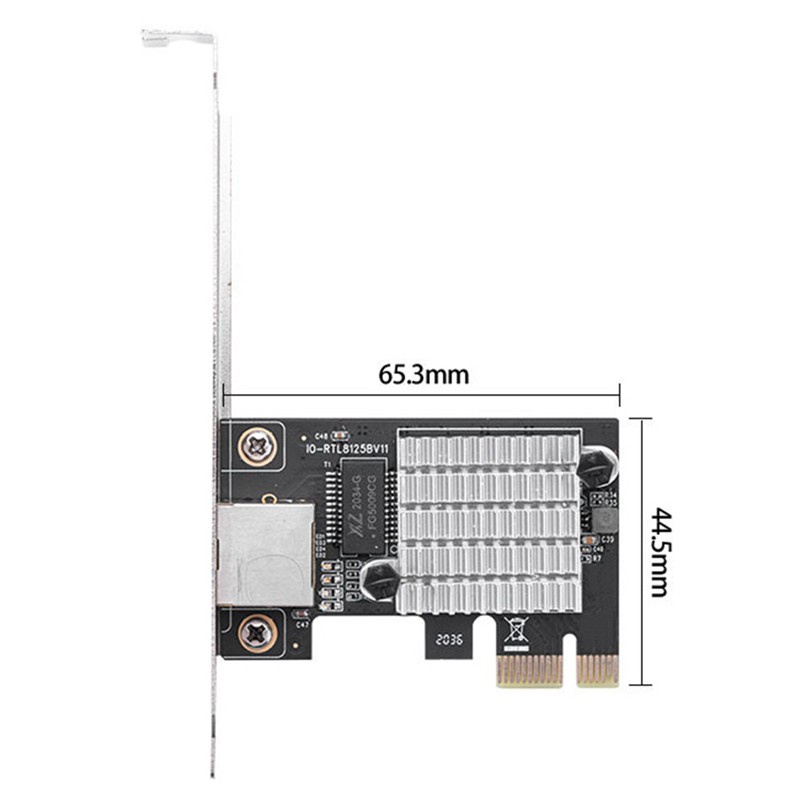 Thẻ Mạng Chuyển Đổi Pci-Express Sang Gigabit Rj45 Sang 10 / 100 / 1000m / 2.5g | BigBuy360 - bigbuy360.vn