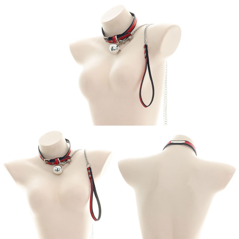 Vòng Cổ Choker Đính Chuông Phong Cách Đường Phố Có Thể Điều Chỉnh