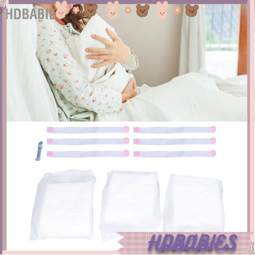 HDbabies 3 cái Đệm kinh nguyệt sau sinh Đo lường Thiết kế Chuyển hướng Thân thiện với Da Thoáng khí Bao bì Cá nhân Băng vệ