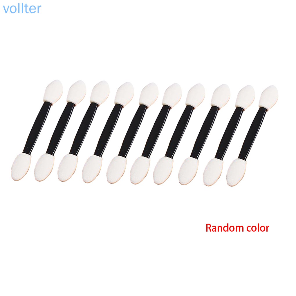Set 10 Cọ Trang Điểm Mắt Hai Đầu Dùng Một Lần Tiện Lợi