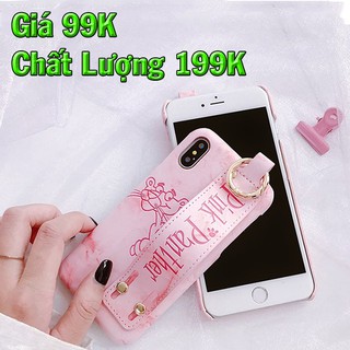 Ốp lưng iphone x / ốp da báo hồng iphone x