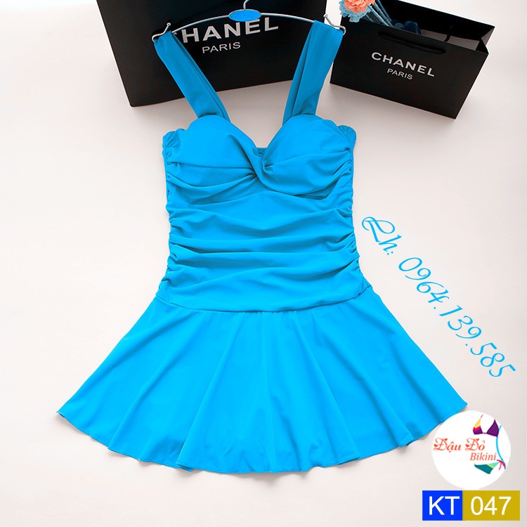 [SALE LẺ SIZE] - Bikini liền thân kín đáo, vải bơi thun lạnh Hàn Quốc, dáng đẹp che khuyết điểm | KT047 | BigBuy360 - bigbuy360.vn
