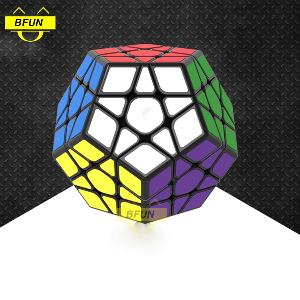 Rubik MEGAMINX 3x3x3 Viền Đen 12 Mặt Cao Cấp - Đồ Chơi Trẻ Em Phát Triển Trí Tuệ BFUN