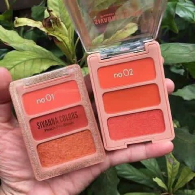 Phấn Má Sivanna Color Peach Pro Blush