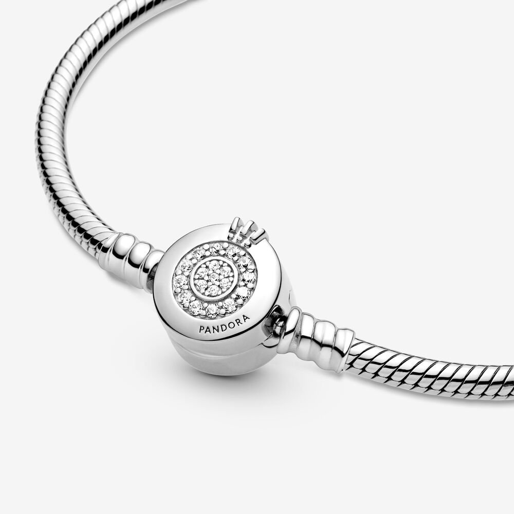 Vòng tay Pandora Moments Sparkling Crown  Bracelet Fullbox Pan5007