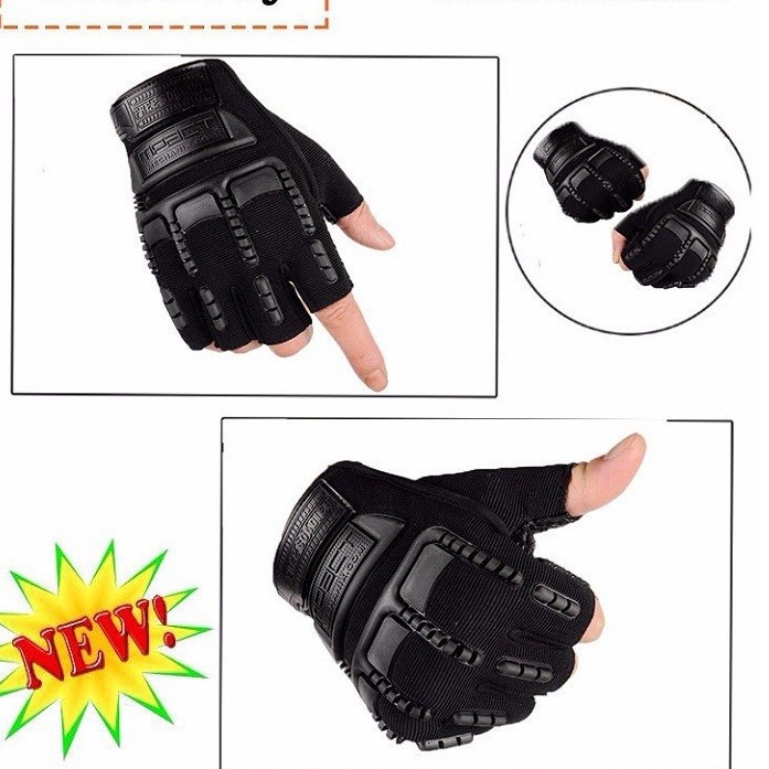 Găng Tay Nam, Bao Tay Nam Cụt Ngón Lái Xe Du Lịch Phượt Mechanix Mipact