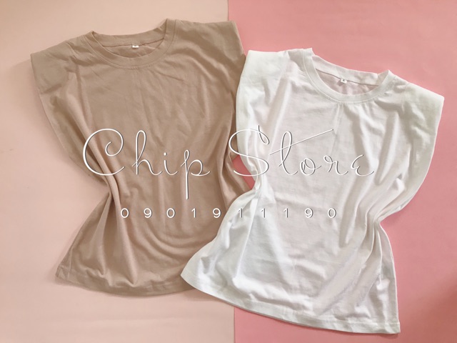 ÁO THUN ĐỘN VAI  ZARA XUẤT DƯ BASIC - ORDER