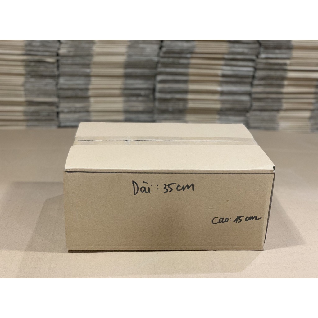 Combo 10 Hộp carton 35x25x15, thùng carton 3 lớp chuyên đóng gói hàng hoá, vận chuyển đồ đạc