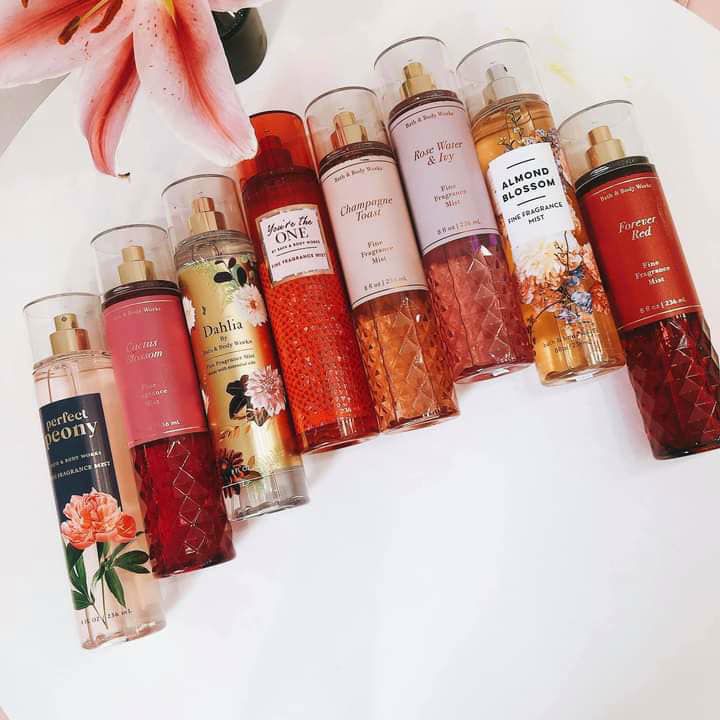 10ML DẠNG CHIẾT BATH & BODY WORKS BODY MIST VER4 đủ các mùi | Thế Giới Skin Care