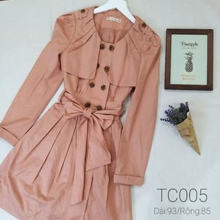 [Ảnh thật] Trench coat dáng dài