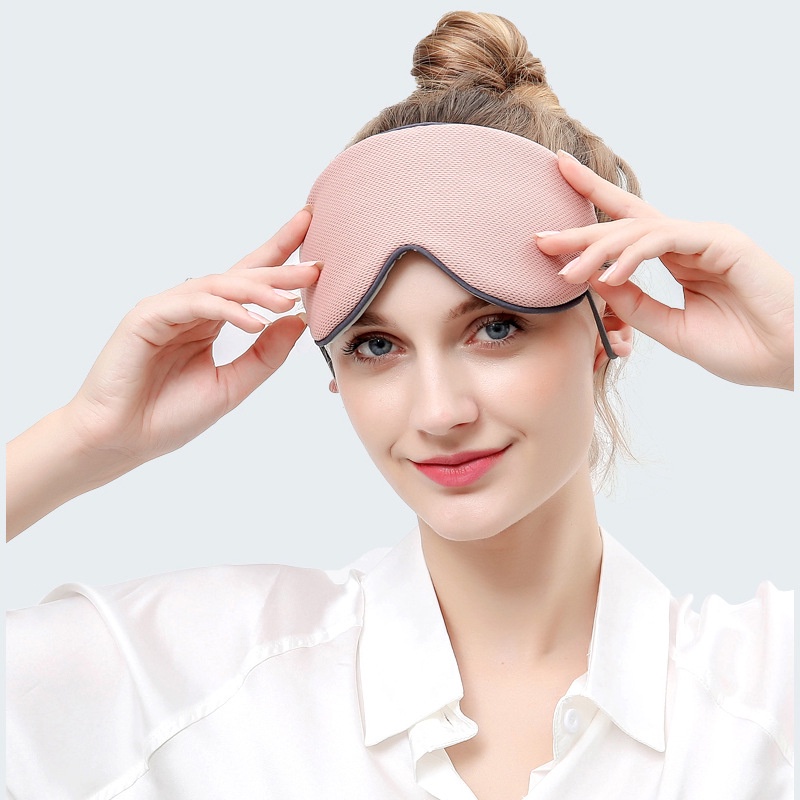 [Mới] Mặt Nạ Che Mắt Ngủ Hai Mặt Mềm Mại Thoáng Khí Nhỏ Gọn Thân Thiện Với Làn Da Giữ Ấm Và Mát Mẻ Dùng Khi Đi Du Lịch
