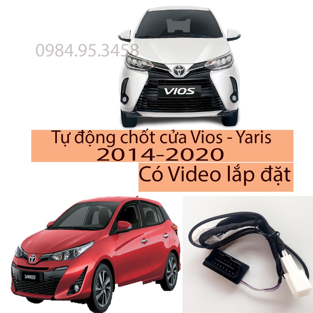 Chốt cửa tự động Toyota Vios - Toyota Yaris ( năm 2014->2020 )
