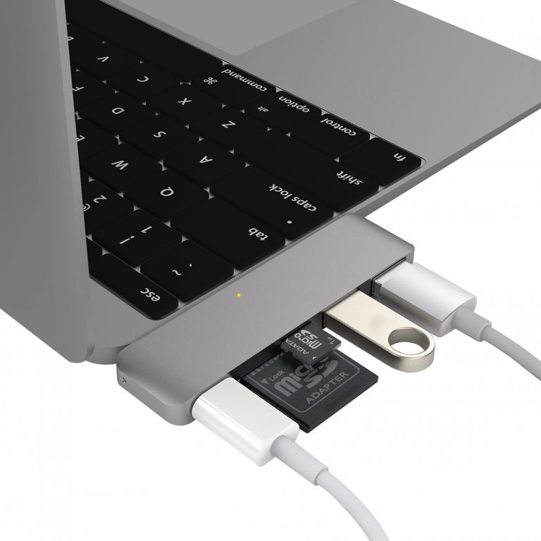 Cổng chuyển/Hub USB-C 5in1 SD, MicroSD, USB 3.1, USB-C HyperDrive