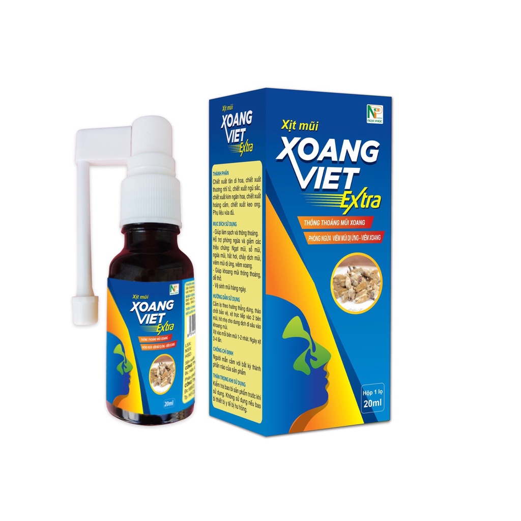 Xịt xoang việt extra Hỗ trợ giảm  xoang, giúp cơ thể khỏe mạnh -𝘿𝙋_𝙉𝙜𝙤̣𝙘 𝙋𝙝𝙪́𝙘