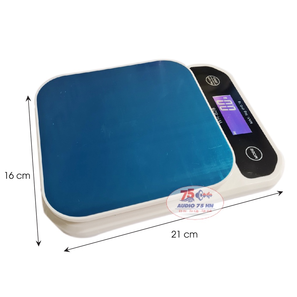 {Cam kêt chính hãng} Cân Điện Tử Nhà Bếp WH B28 5kg Chống Nước Sạc bằng điện