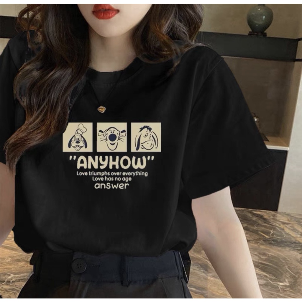 Áo Thun Tay Lỡ  Nam Nữ, Áo Phông Unisex in Doremon đáng yêu