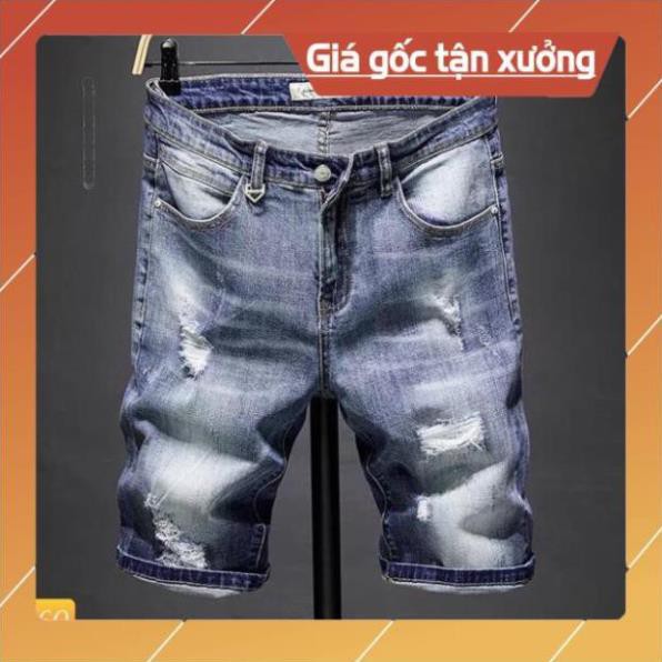 [ĐẸP HƠN NGƯỜI YÊU CŨ !!!] Quần short jean ,Quần short nam rách cao cấp đẹp giá rẻ TCSMT 60  ཾ