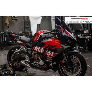Tem trùm cbr650r đỏ đen,team decal repsol