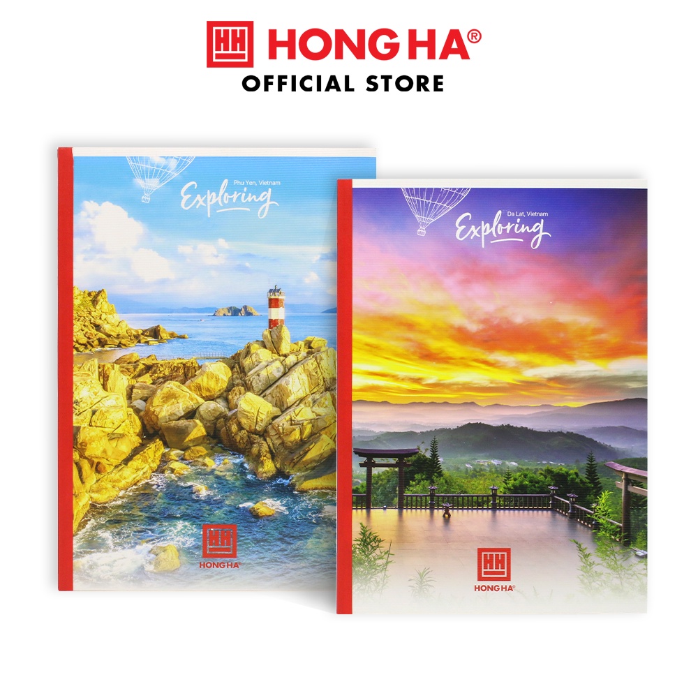 Vở kẻ ngang Hồng Hà 200 trang Exploring 1098