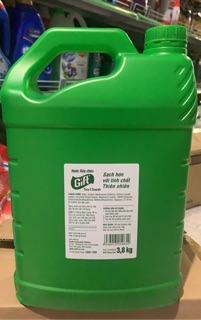 Nước rửa chén Gift chanh/trà xanh 3,8kg