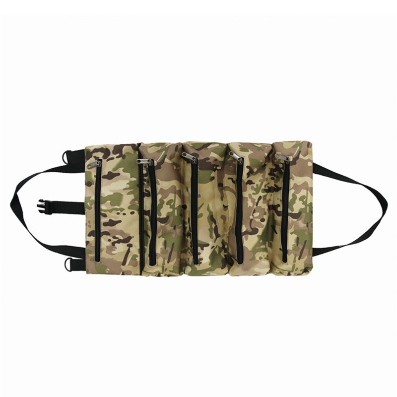 Túi Đựng Dụng Cụ Đa Năng Bằng Vải Oxford Chất Lượng Cao Có Khóa Kéo Gồm 3 Màu