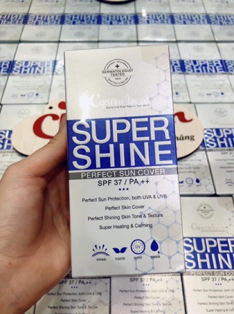 Kem nền chống nắng Cosmeheal SUPERSHINE Perfect Sun Cover SPF 35++ Hàn Quốc