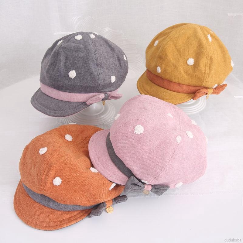 Nón beret đáng yêu cho bé 0-18 tháng tuổi