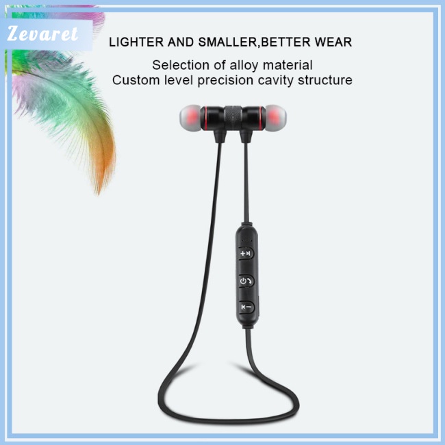 Tai Nghe Zevaret Kết Nối Bluetooth Không Dây Chống Nước Có Vòng Đeo Cổ