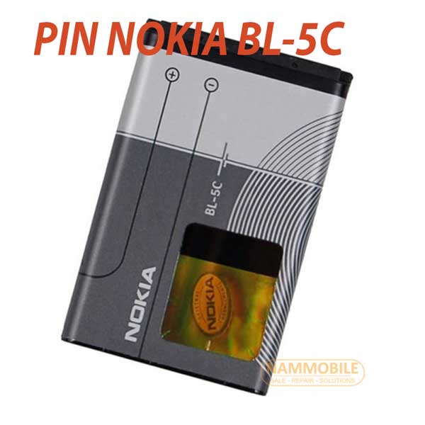 Pin Nokia 6600, 6230I, 6230, 6030, 5030, 6280, 2600, 2300, 1280, 1100 BL-5C 870mAh Zin chính hãng