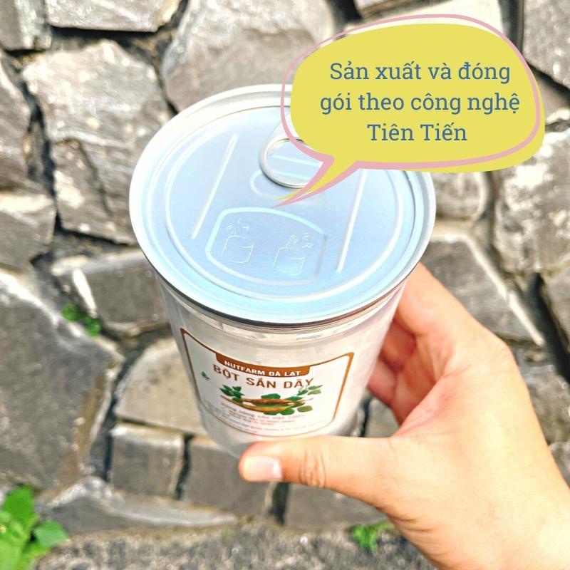 Bột sắn dây nguyên chất 450gr loại đặc biệt không pha bột mì NutiFarm đặc sản đà lạt