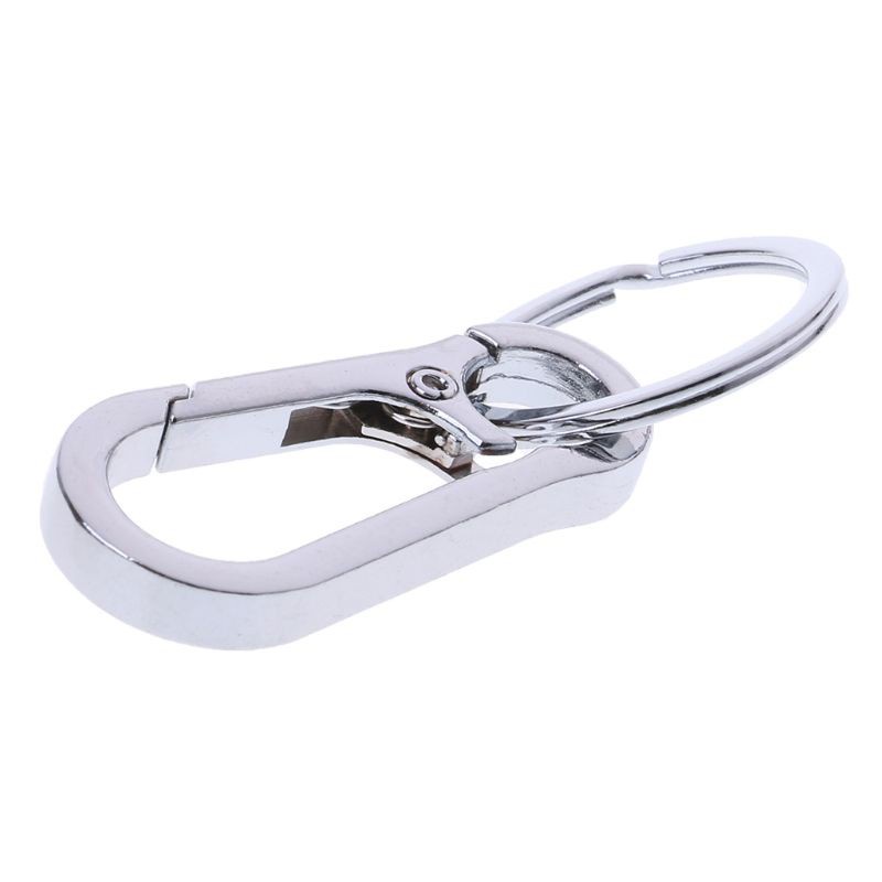 Móc carabiner treo chìa khóa/ thắt lưng chất liệu thép không gỉ hình quả bầu