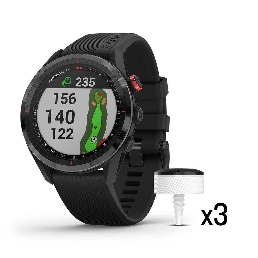 Đồng hồ Garmin Approach S62/S62 Premium with CT10 Bundle, Golf GPS