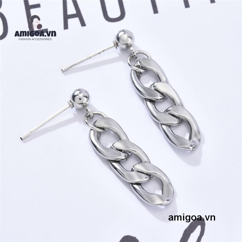 ✨✨Bông tai sợi xích cá tính đơn giản cá tính phong cách Hàn Quốc