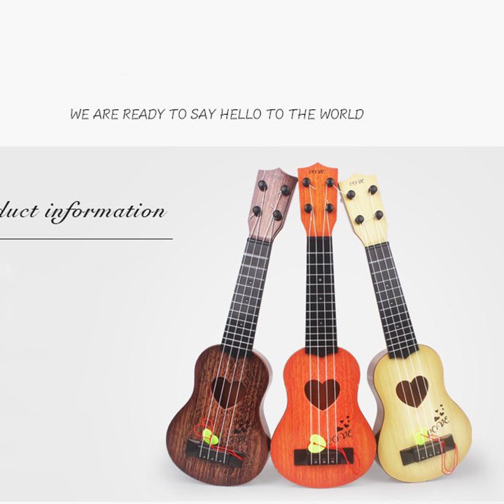 Đồ chơi đàn guitar 4 dây xịn xò cho bé yêu