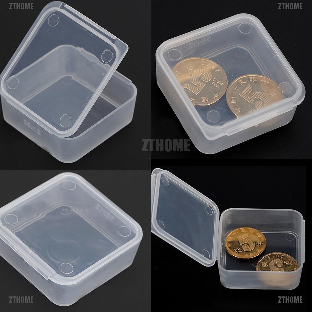 Hộp đựng phụ kiện nhựa trong suốt đa năng tiện dụng kj 5 trong 1