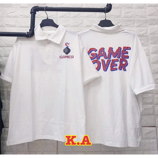 Áo polo Game over KAN0819