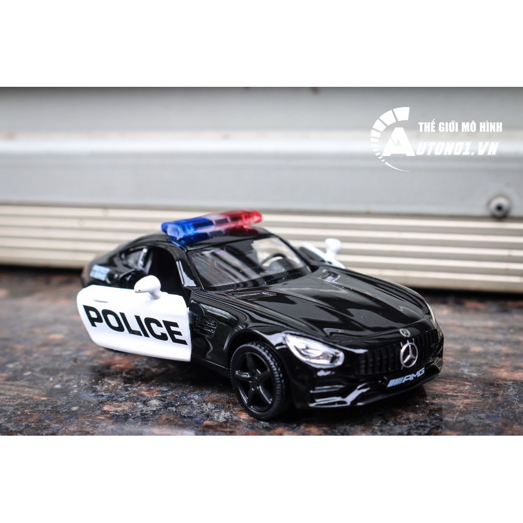 MÔ HÌNH XE MERCEDES BENZ AMG GTS POLICE 1:36 SCALE MODEL 7160