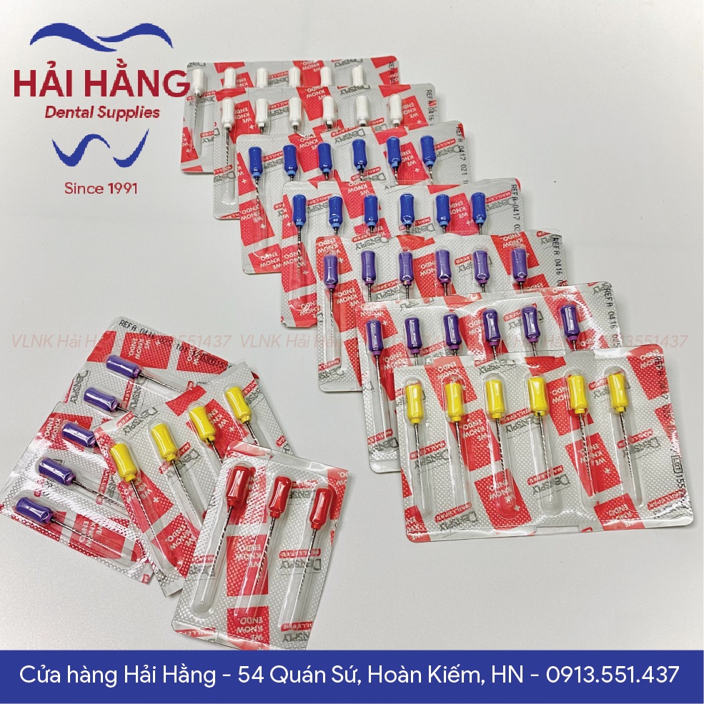 Trâm tay điều trị nội nha protaper chính hãng Dentsply (bán lẻ từng cây)