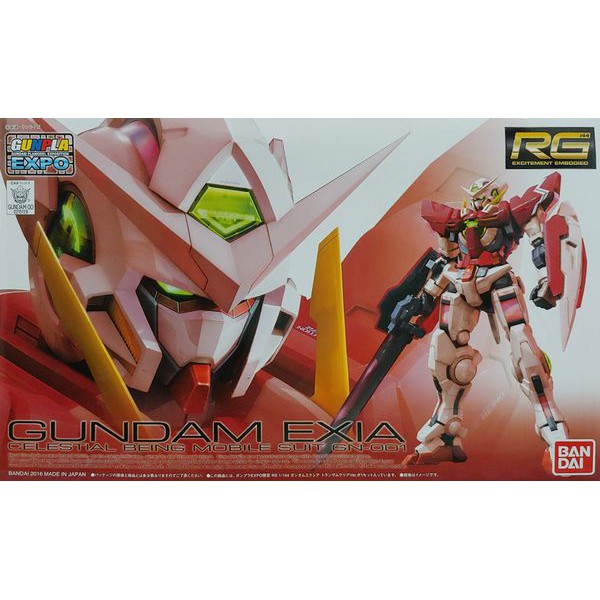 Mô hình lắp ráp RG Exia Gundam trans-am clear (EXPO Limited)
