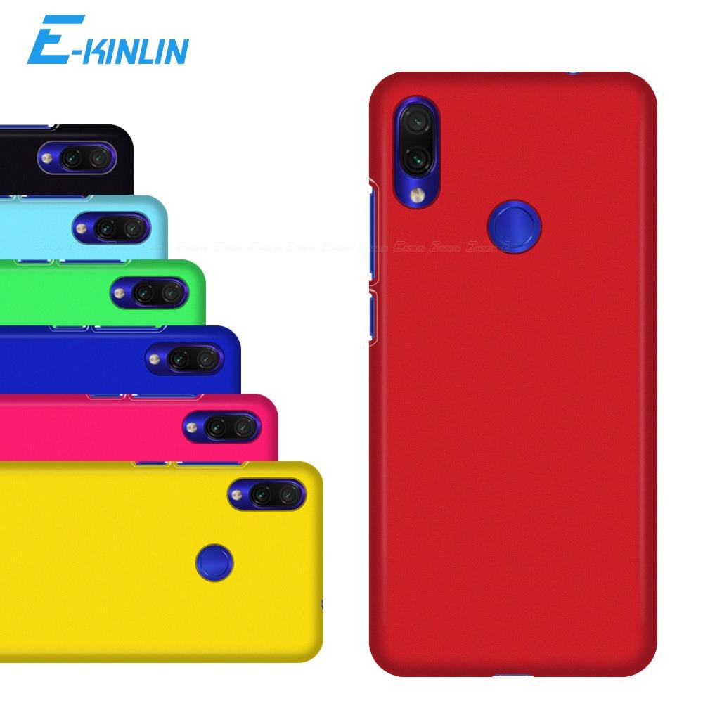Ốp Điện Thoại Nhựa PC Cứng Siêu Mỏng Mặt Nhám Cho Xiaomi Redmi Note 8 8T 7 6 Pro