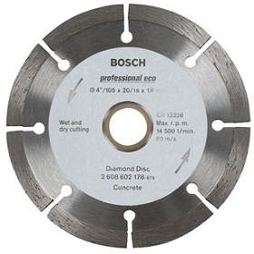 Đĩa cắt bê tông Bosch 2608603727 105x20x16mm