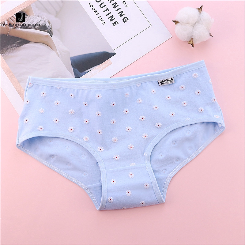 JKG Quần Lót Cotton Hoạ Tiết Hoa Cúc Đáng Yêu Dành Cho Nữ | BigBuy360 - bigbuy360.vn