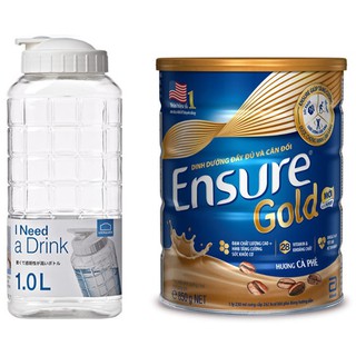Sữa bột Ensure Gold Abbott hương Cafe 850g (tặng bình nước Lock&Lock)